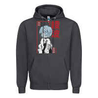 Smoke aesthetic evangelion Zipper Hoodie - artisFamous