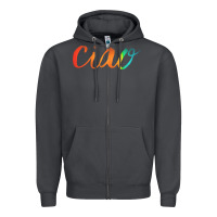 Smoke ciao italian saying Zipper Hoodie - artisFamous
