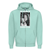Seafoam vintage janis arts joplin Zipper Hoodie - artisFamous