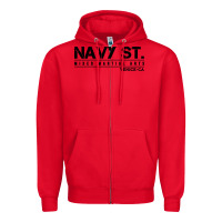 Red navy street kingdom mma mixed martial arts Zipper Hoodie - artisFamous