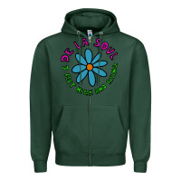 Sports Green de la soul Zipper Hoodie - artisFamous