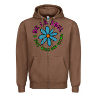 Chestnut de la soul Zipper Hoodie - artisFamous