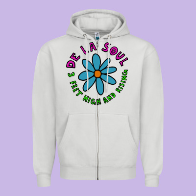 De La Soul Zipper Hoodie Designed By Artisfamous