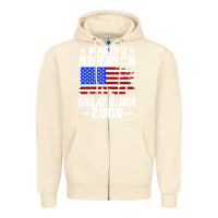 Sandshell vintage making america great since 2009 Zipper Hoodie - artisFamous