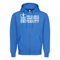 True Royal columbia university Zipper Hoodie - artisFamous
