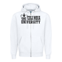 White columbia university Zipper Hoodie - artisFamous