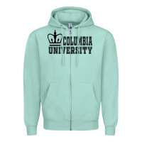 Seafoam columbia university Zipper Hoodie - artisFamous