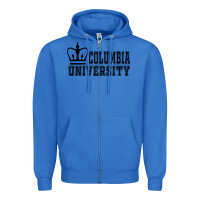 True Royal columbia university Zipper Hoodie - artisFamous