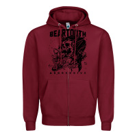 Burgundy Beartooth Zipper Hoodie - artisFamous