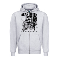 Heather Grey Beartooth Zipper Hoodie - artisFamous