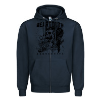 Navy Beartooth Zipper Hoodie - artisFamous