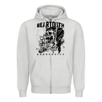 Dove Grey Beartooth Zipper Hoodie - artisFamous
