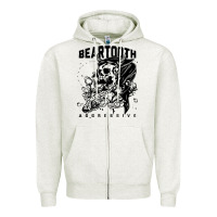 Oatmeal Heather Beartooth Zipper Hoodie - artisFamous