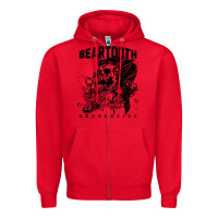 Red Beartooth Zipper Hoodie - artisFamous