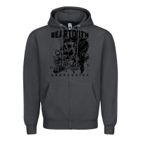 Smoke Beartooth Zipper Hoodie - artisFamous