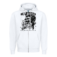 White Beartooth Zipper Hoodie - artisFamous