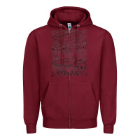 Burgundy princess bride quotes Zipper Hoodie - artisFamous