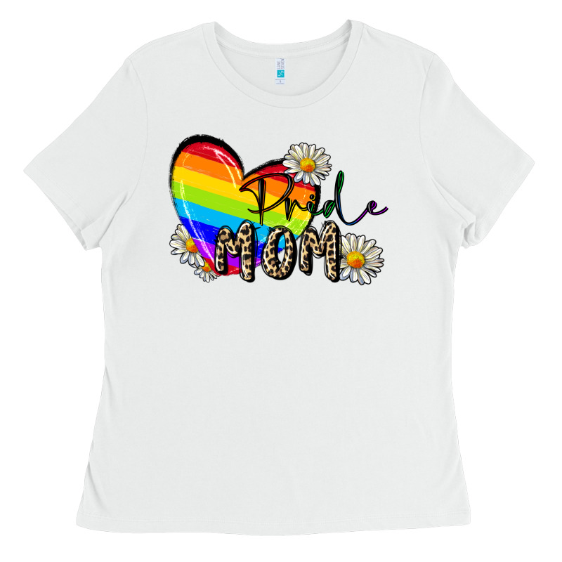 Pride Mom Mother's Day Ladies Tee by FaDigitalArtStudio | Teevron