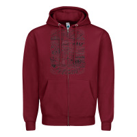Burgundy schitt's creek fold in the cheese Zipper Hoodie - artisFamous
