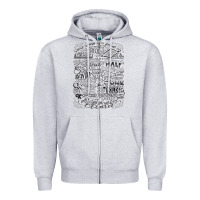 Heather Grey schitt's creek fold in the cheese Zipper Hoodie - artisFamous