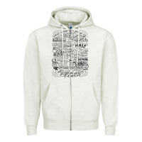 Oatmeal Heather schitt's creek fold in the cheese Zipper Hoodie - artisFamous