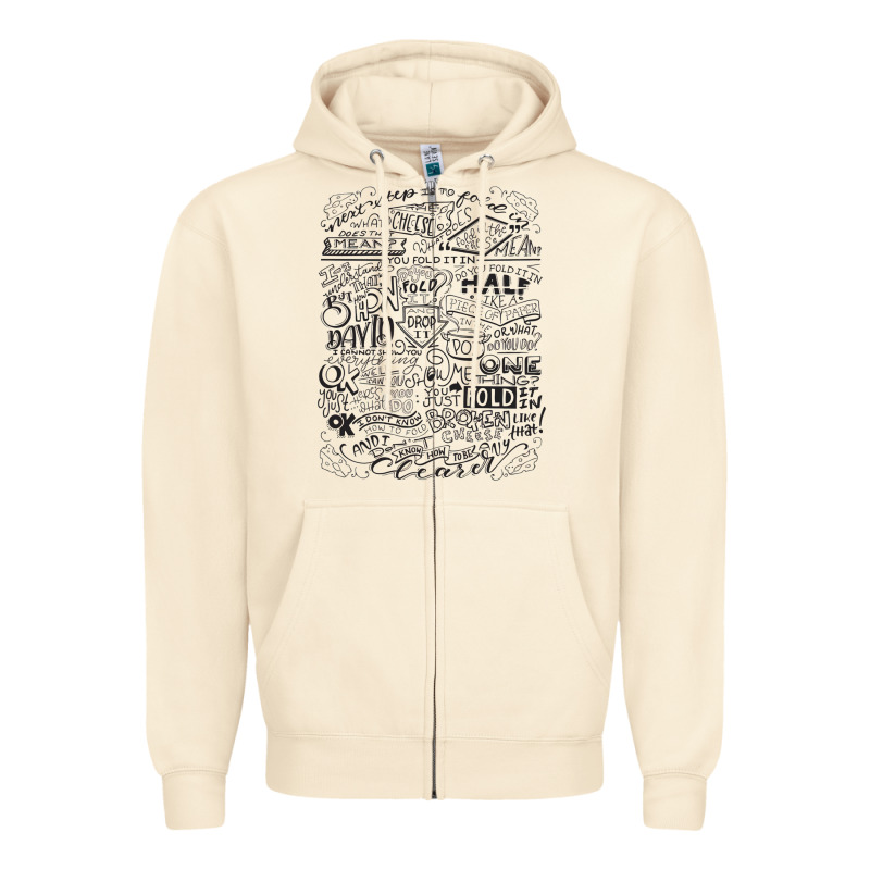 Schitt's Creek Fold In The Cheese Zipper Hoodie by artisFamous | Teevron