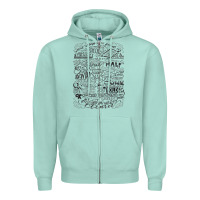 Seafoam schitt's creek fold in the cheese Zipper Hoodie - artisFamous