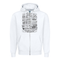 White schitt's creek fold in the cheese Zipper Hoodie - artisFamous