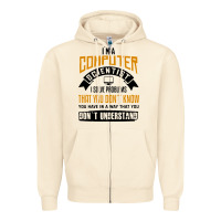 Sandshell computer scientist programmer Zipper Hoodie - artisFamous