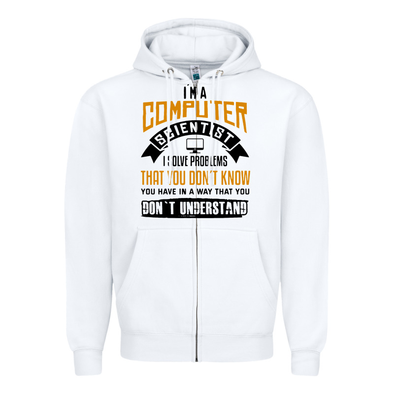 Computer Scientist Programmer Zipper Hoodie by artisFamous | Teevron