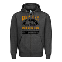 Charcoal Heather computer scientist programmer Zipper Hoodie - artisFamous