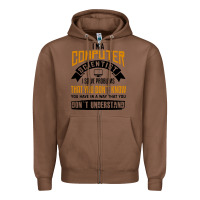 Chestnut computer scientist programmer Zipper Hoodie - artisFamous