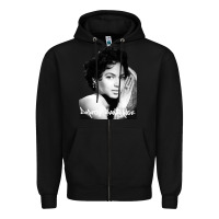 Black dorothy dandridge Zipper Hoodie - artisFamous