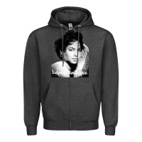 Charcoal Heather dorothy dandridge Zipper Hoodie - artisFamous