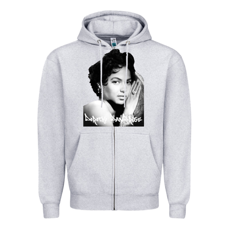 Dorothy Dandridge Zipper Hoodie by artisFamous | Teevron