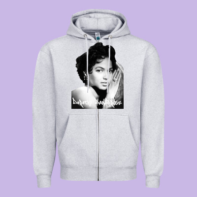 Dorothy Dandridge Zipper Hoodie Designed By Artisfamous
