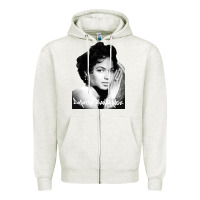 Oatmeal Heather dorothy dandridge Zipper Hoodie - artisFamous