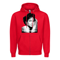 Red dorothy dandridge Zipper Hoodie - artisFamous