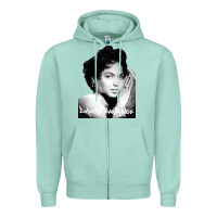 Seafoam dorothy dandridge Zipper Hoodie - artisFamous