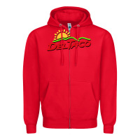 Red del taco Zipper Hoodie - artisFamous