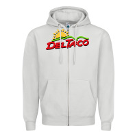 Dove Grey del taco Zipper Hoodie - artisFamous