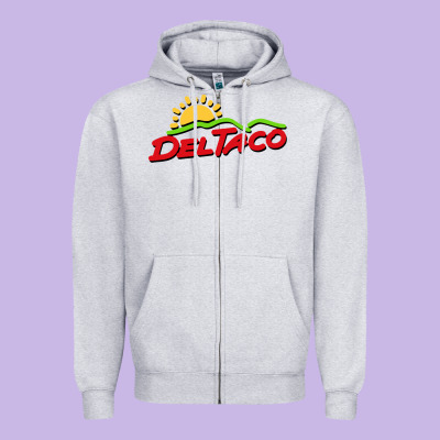 Del Taco Zipper Hoodie Designed By Artisfamous