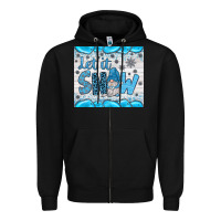 Black let it snow Zipper Hoodie - JahusDesignShop