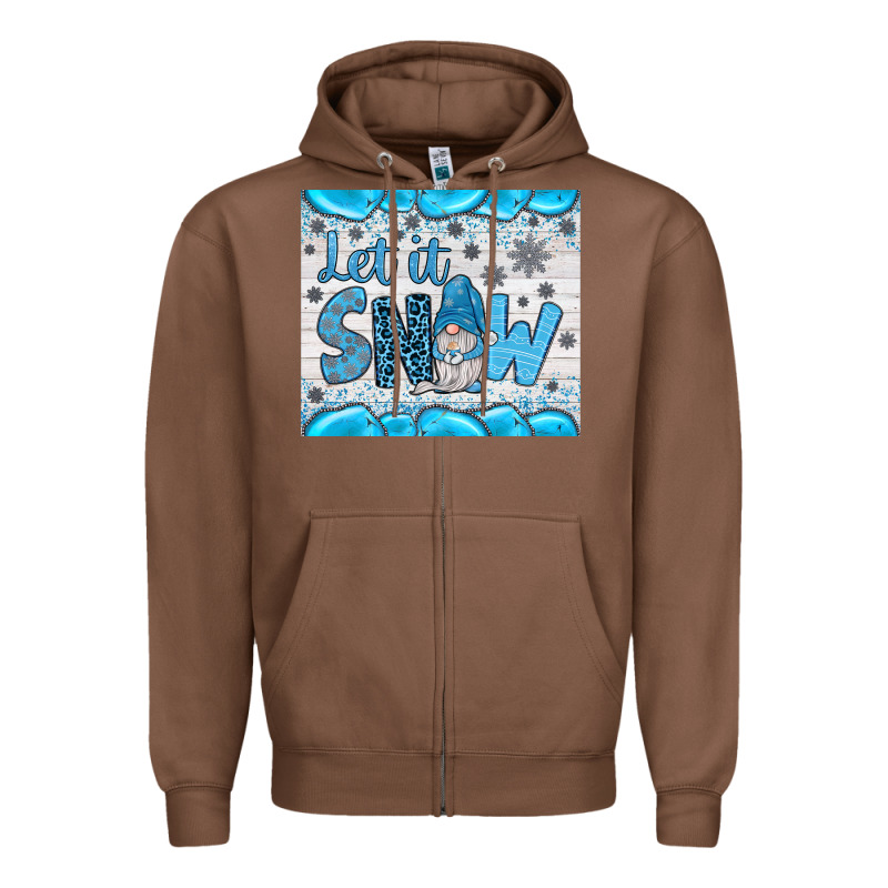 Let It Snow Zipper Hoodie by JahusDesignShop | Teevron