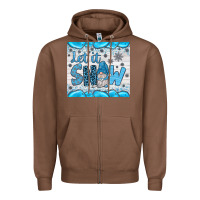 Chestnut let it snow Zipper Hoodie - JahusDesignShop
