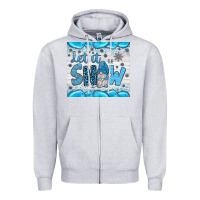 Heather Grey let it snow Zipper Hoodie - JahusDesignShop