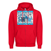 Red let it snow Zipper Hoodie - JahusDesignShop