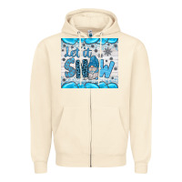 Sandshell let it snow Zipper Hoodie - JahusDesignShop