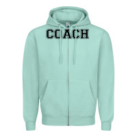 Seafoam coach Zipper Hoodie - artisFamous