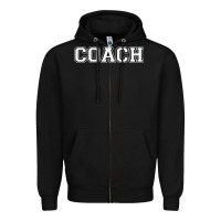 Black coach Zipper Hoodie - artisFamous